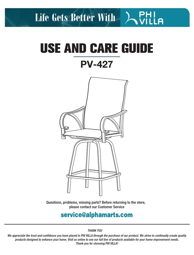 PHI VILLA PV-427 Manuel utilisateur