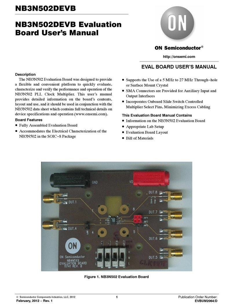 ON Semiconductor NB3N502DEVB Manuel utilisateur