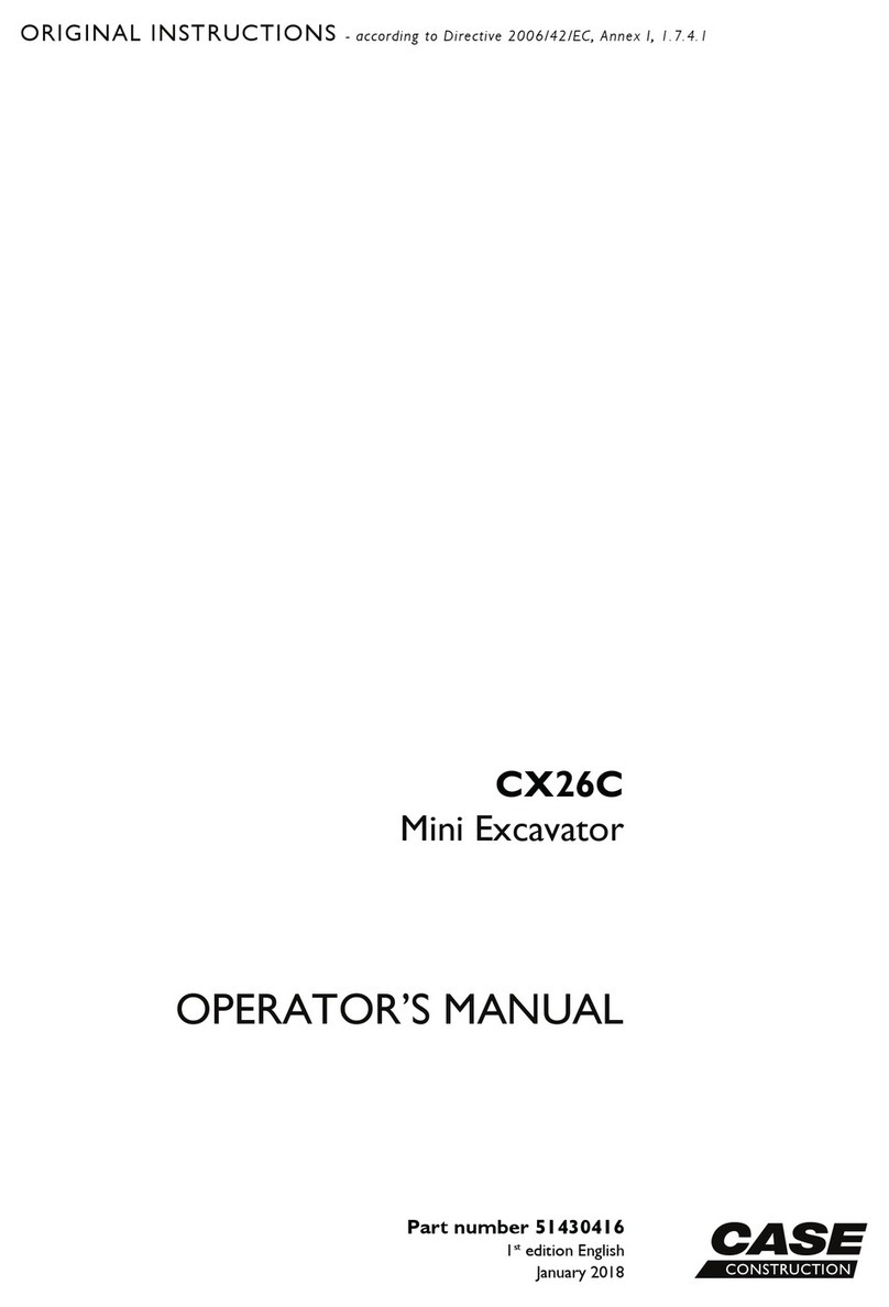 CASE CONSTRUCTION CX26C Manuel utilisateur