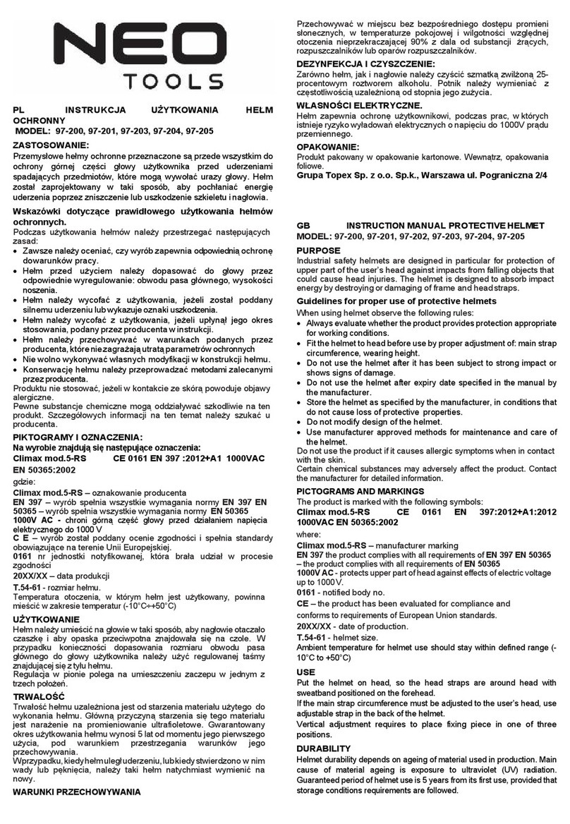 NEO TOOLS 97-200 Manuel utilisateur