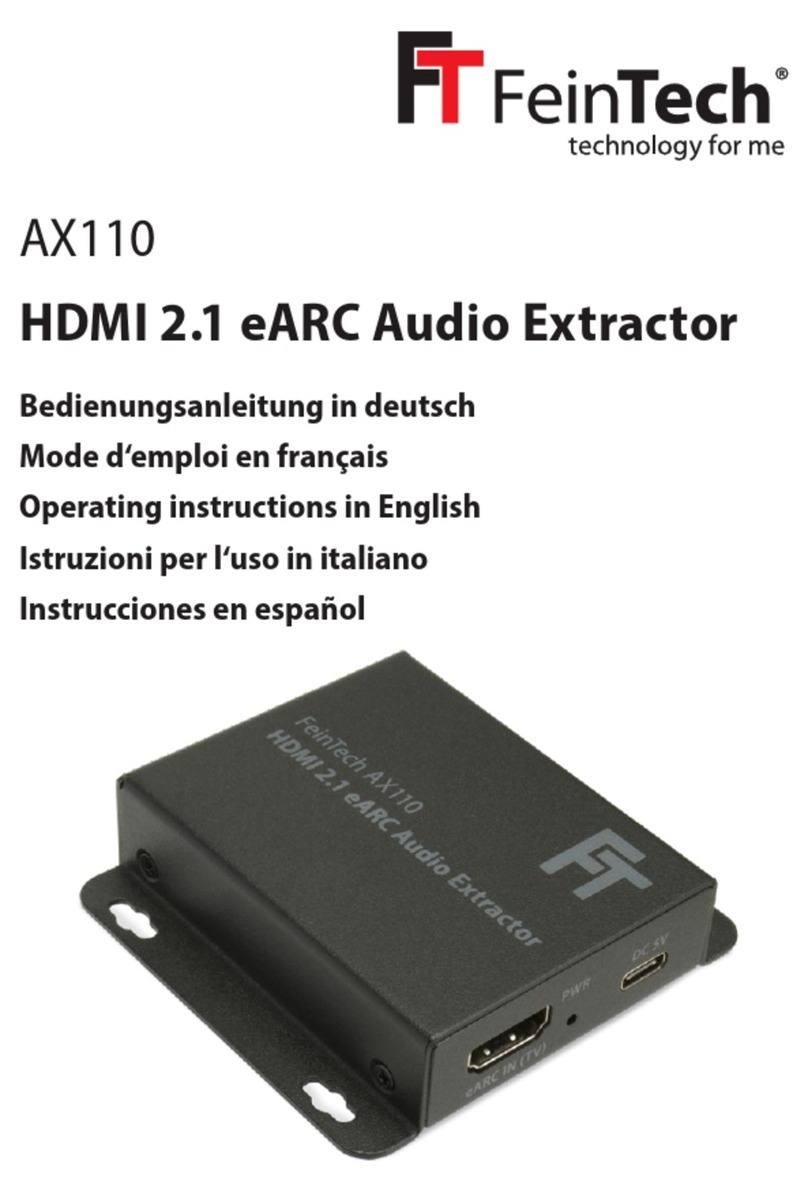 FeinTech AX110 Manuel utilisateur