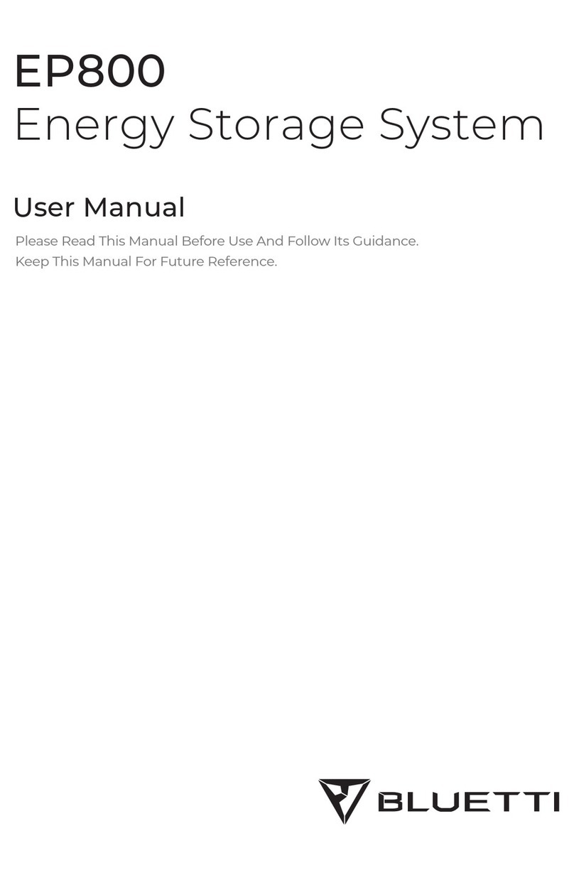 Bluetti EP800 Manuel utilisateur