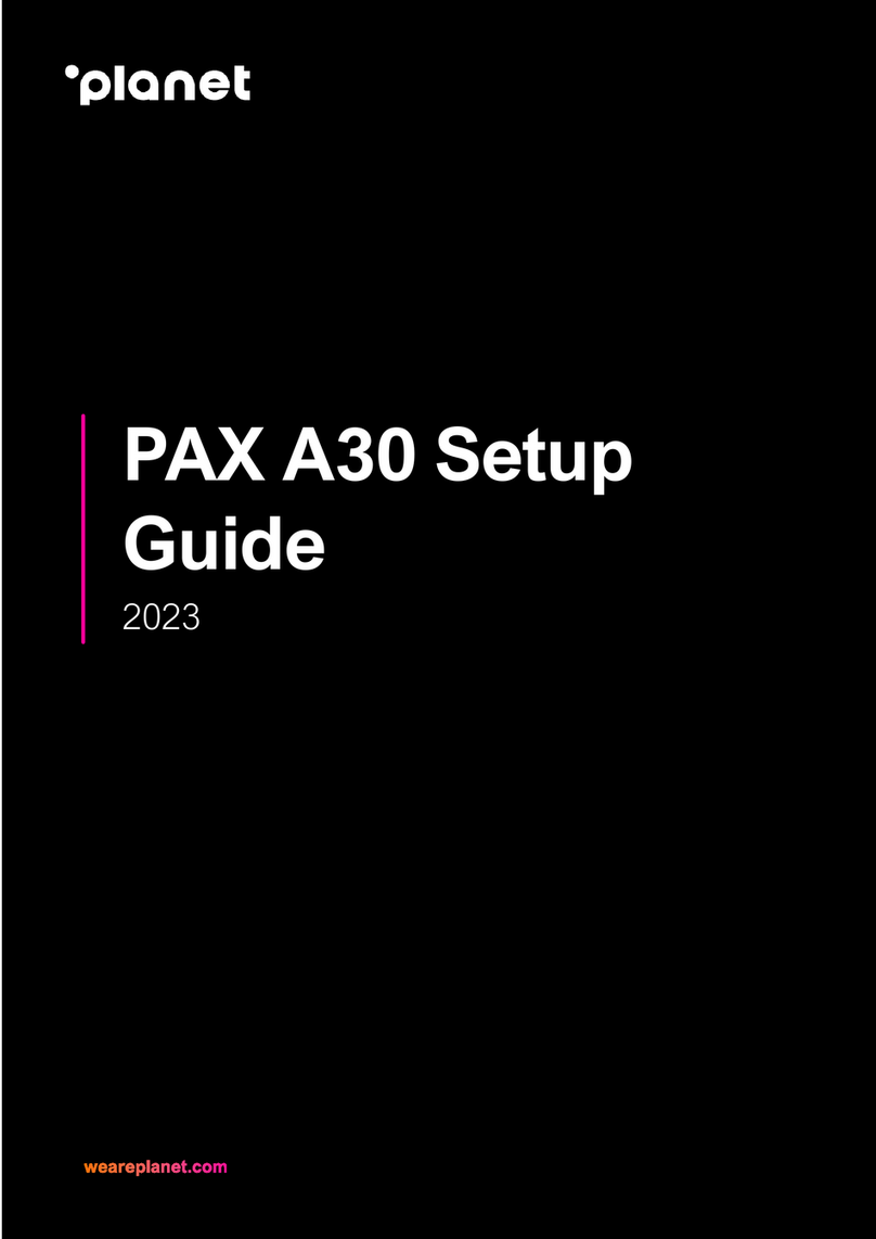Planet PAX A30 Manuel utilisateur