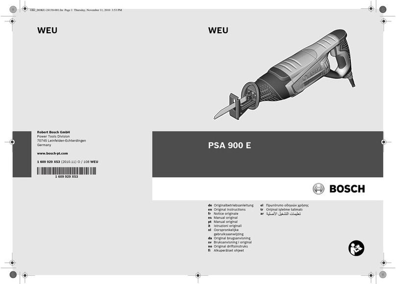 Bosch PSA 900 E Manuel utilisateur