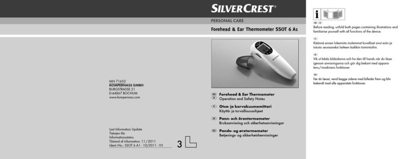 Silvercrest 71652 Manuel utilisateur