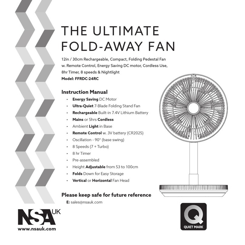 NSA FFRDC-24RC Manuel utilisateur