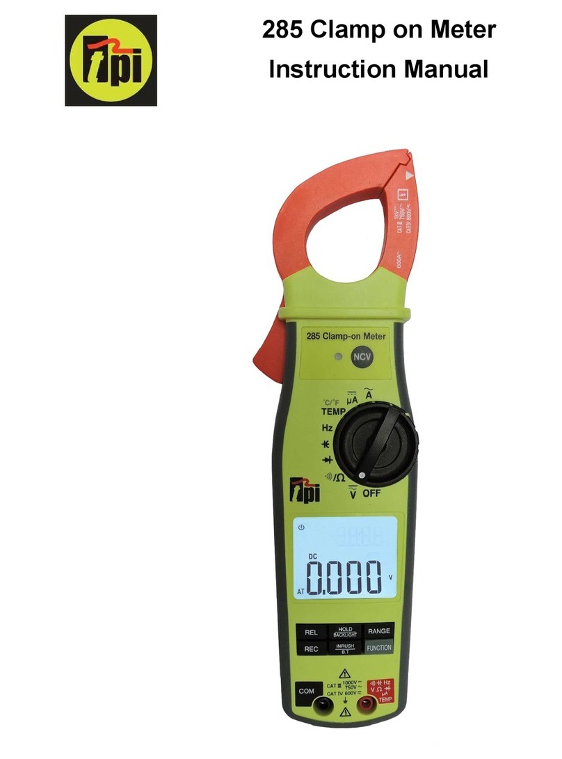 TPI 285 Manuel utilisateur