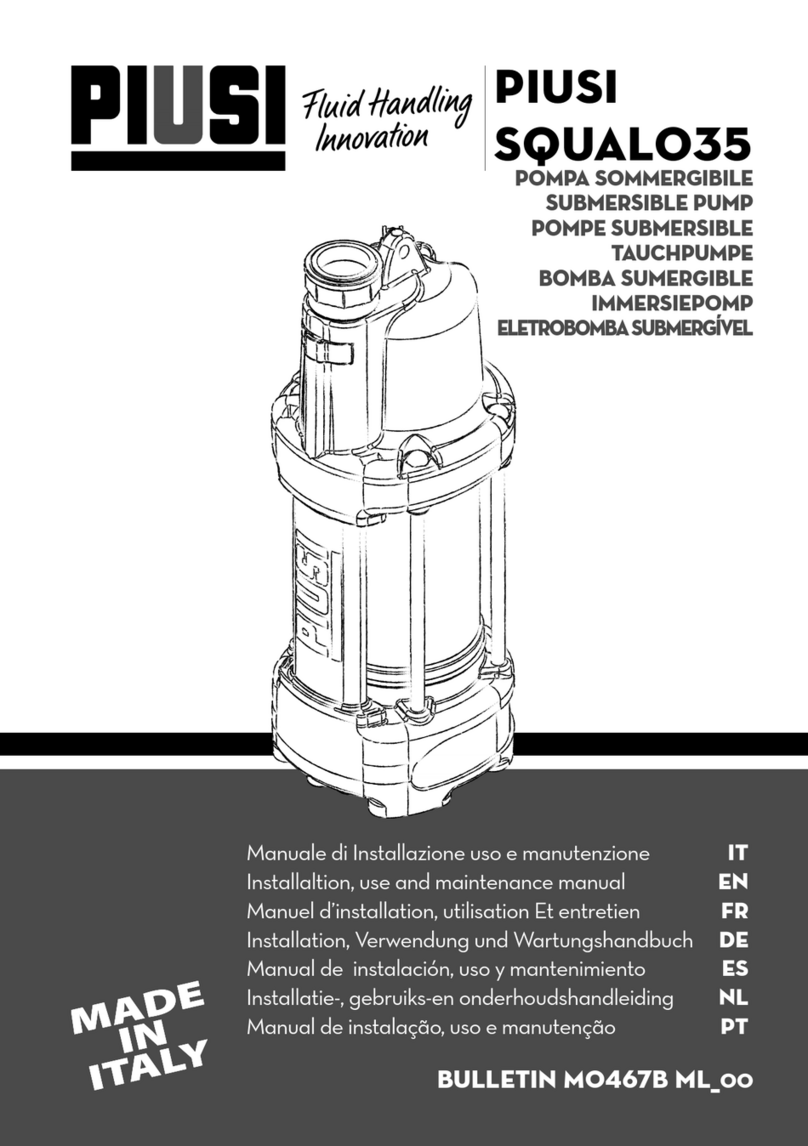 Piusi SQUALO35 Manuel utilisateur