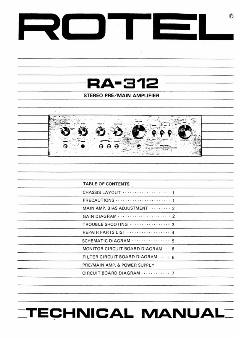 Rotel RA-312 Manuel utilisateur
