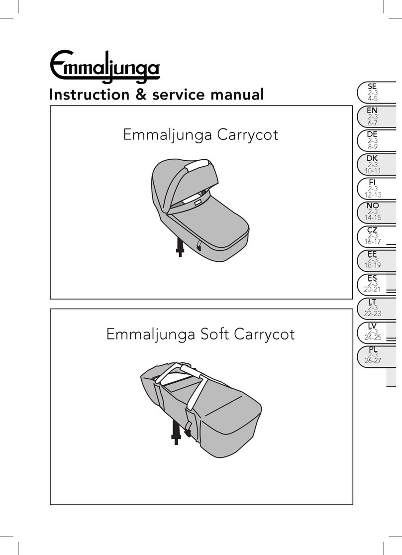 Emmaljunga Carrycot Manuel utilisateur