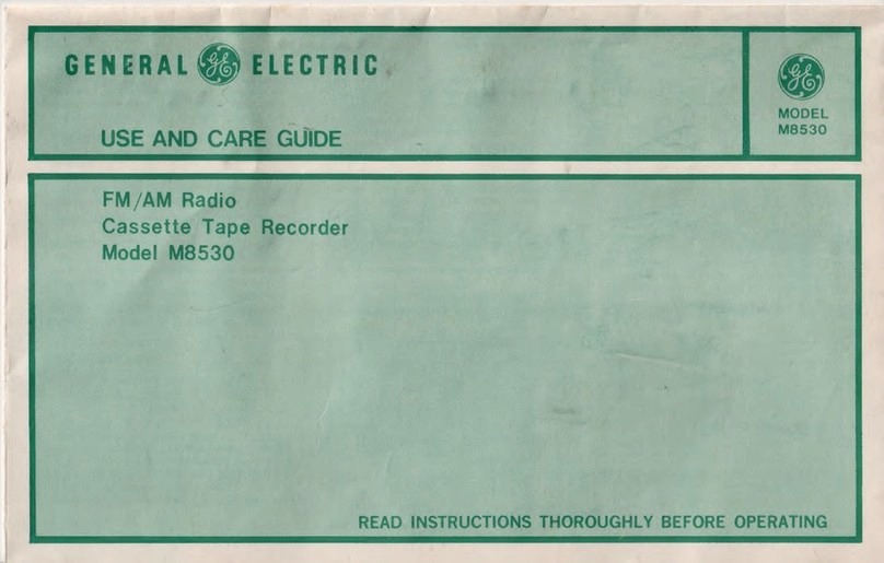 GE M8530 Manuel utilisateur