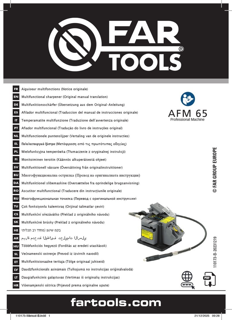 Far Tools AFM 65 Manuel d'utilisation et d'entretien