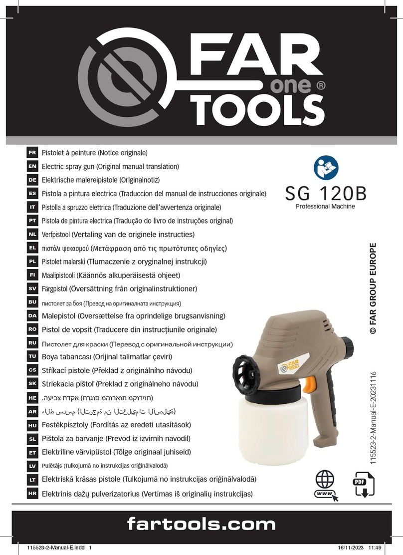 Far Tools SG 120B Manuel d'utilisation et d'entretien Far Tools SG 120B Manuel d'utilisation et d'entretien