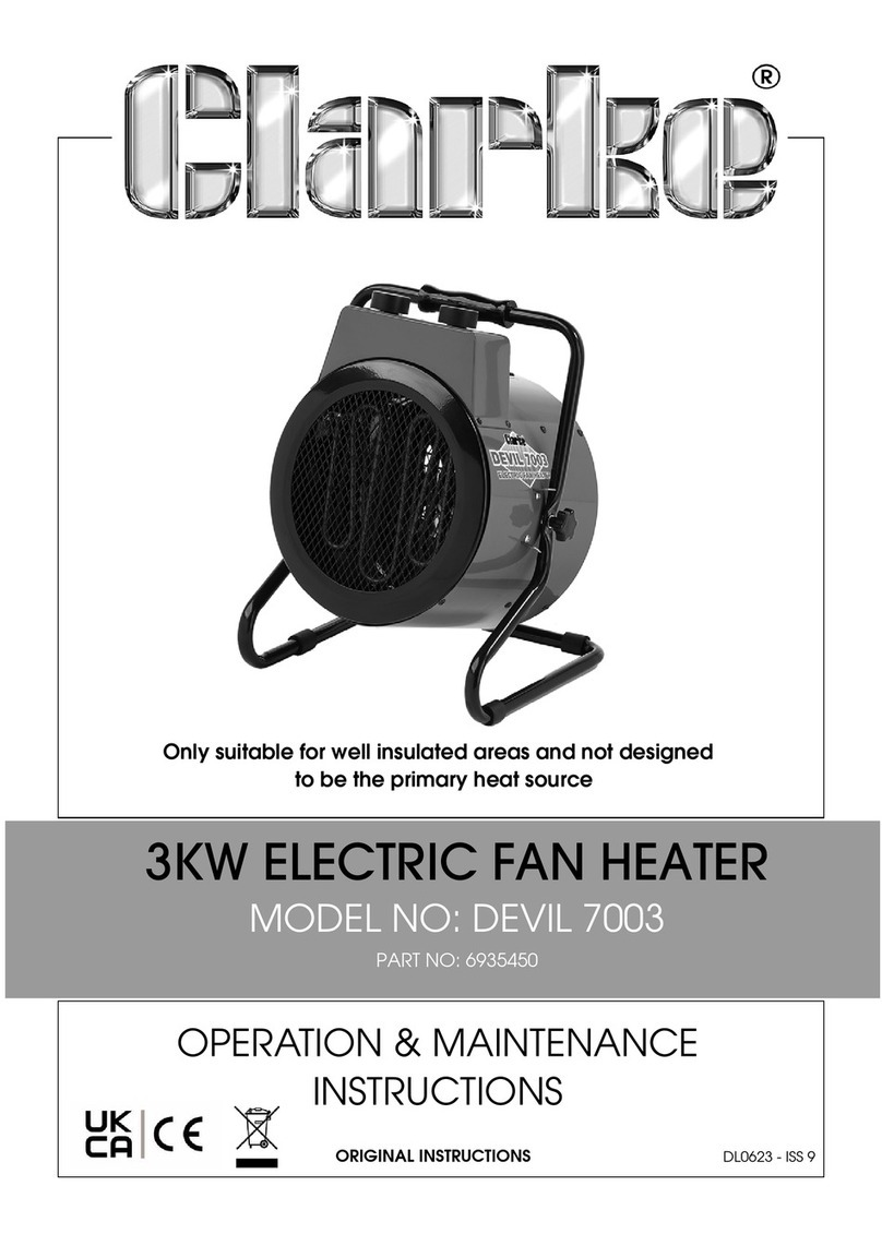 Clarke DEVIL 7003 Mode d’emploi Clarke DEVIL 7003 Mode d’emploi