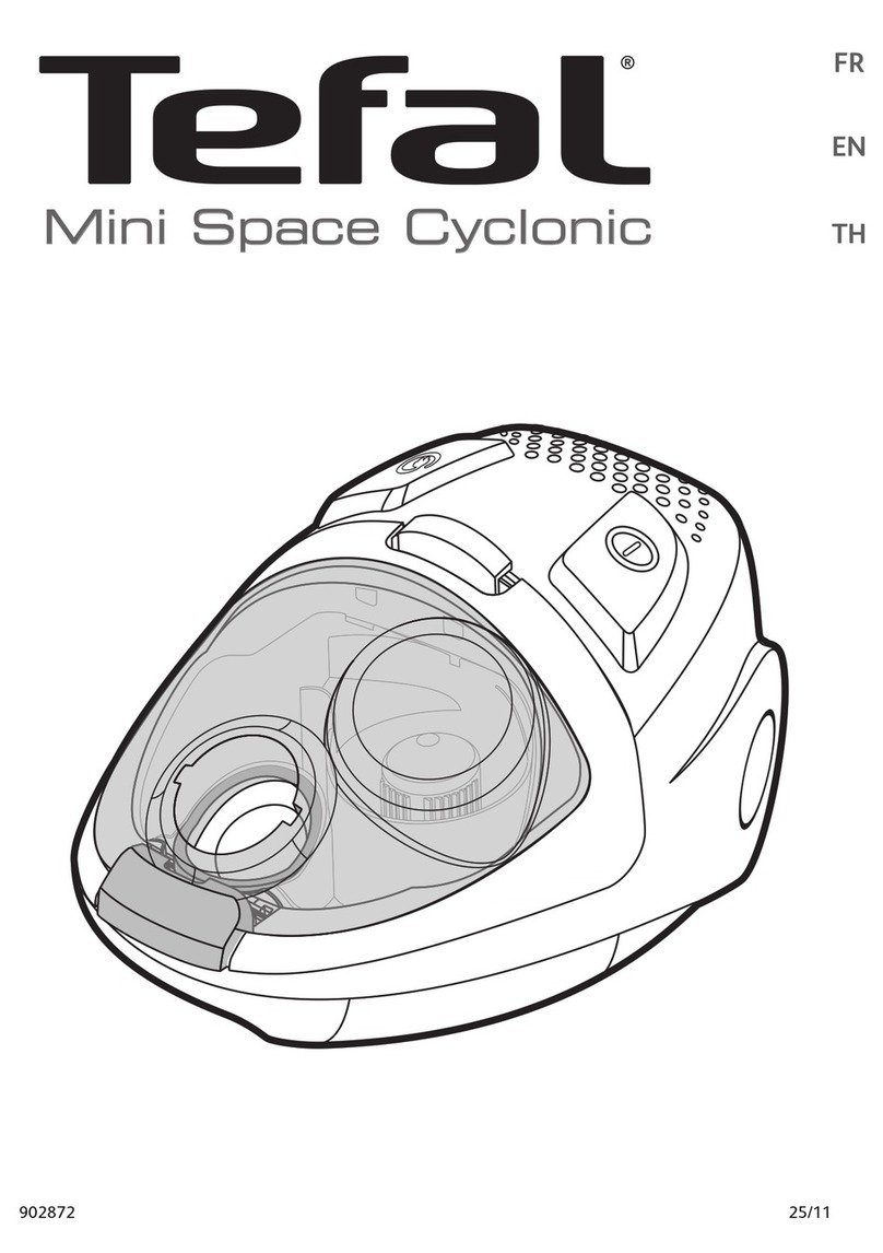 TEFAL Mini Space Cyclonic Manuel utilisateur