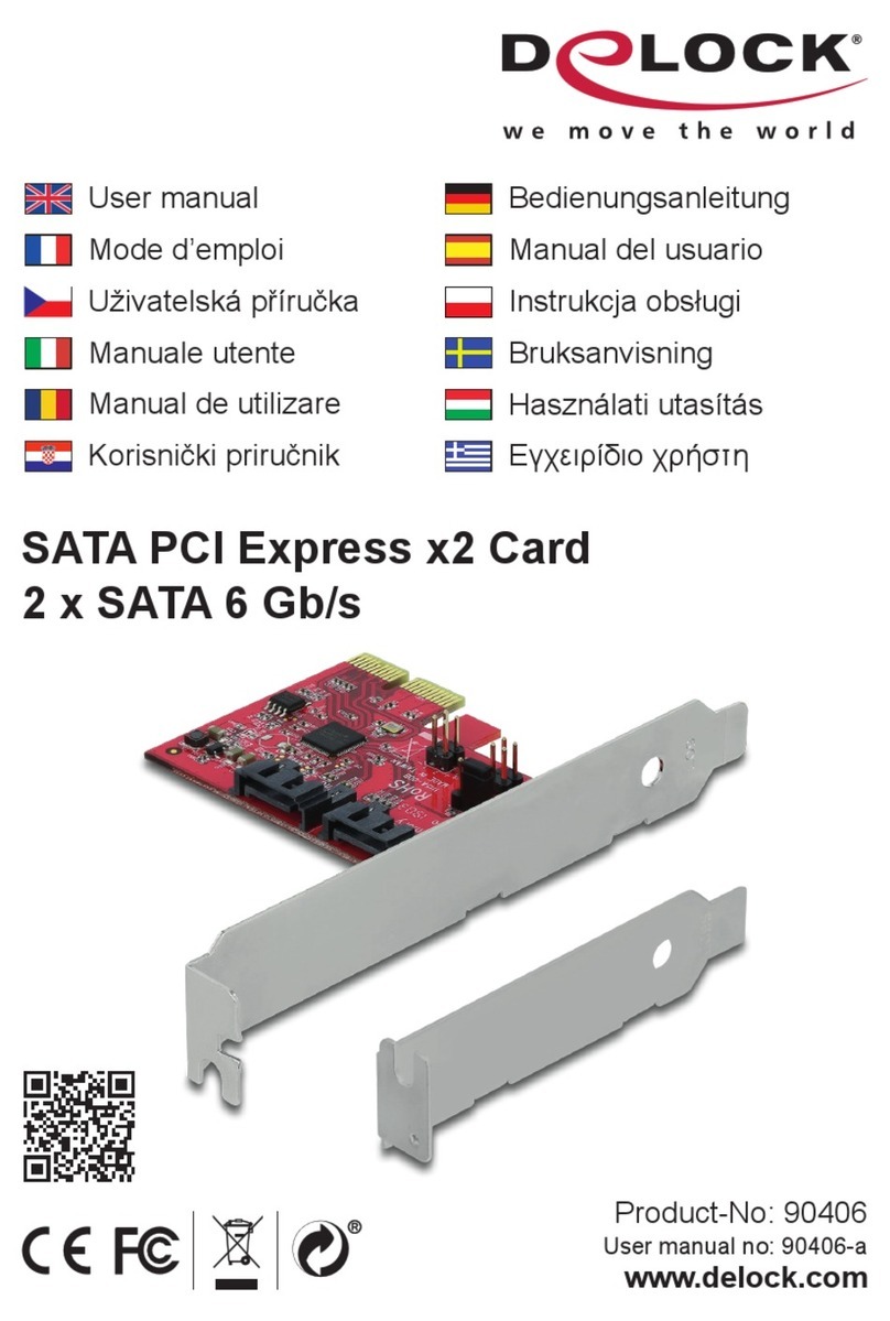DeLOCK 90406 Manuel utilisateur DeLOCK 90406 Manuel utilisateur