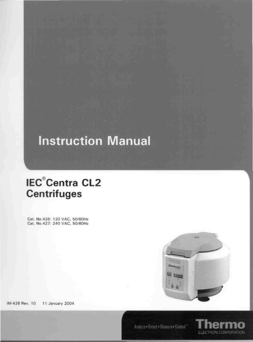 Thermo Centra CL2 Manuel utilisateur Thermo Centra CL2 Manuel utilisateur