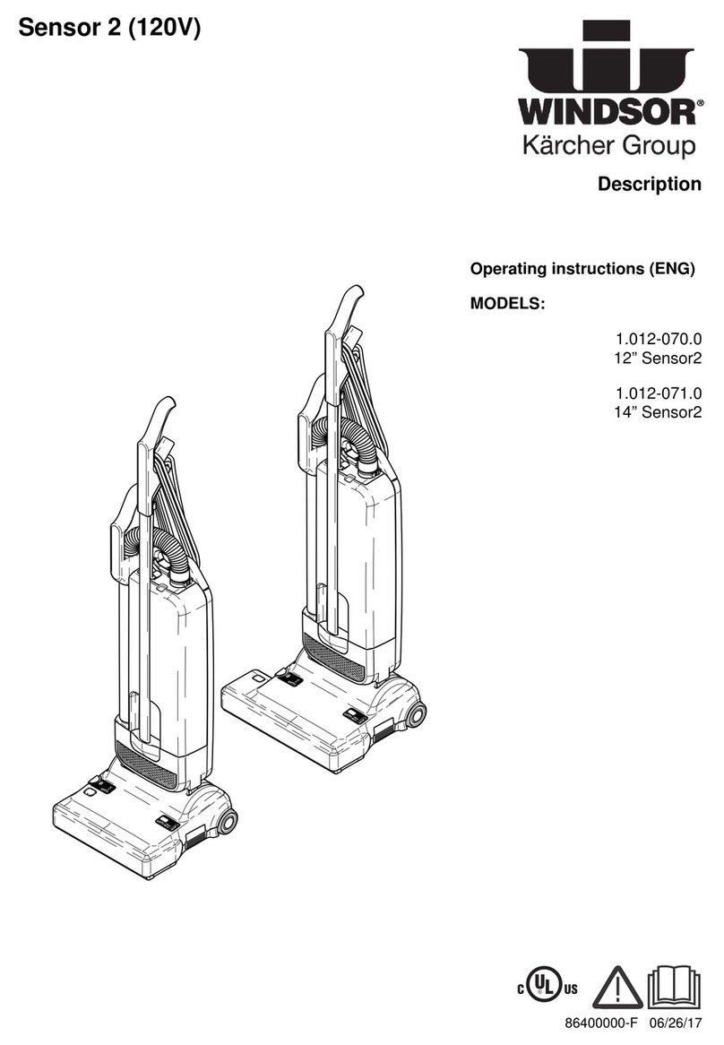 Kärcher WINDSOR 12" Sensor2 Manuel utilisateur