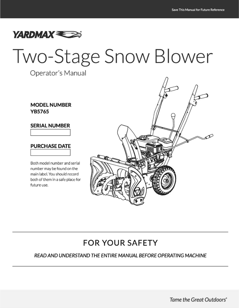 YARDMAX YB5765 Manuel utilisateur