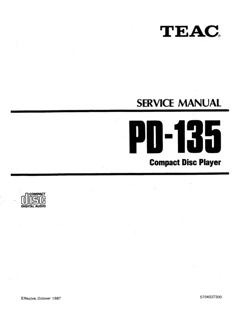 Teac PD-135 Manuel utilisateur