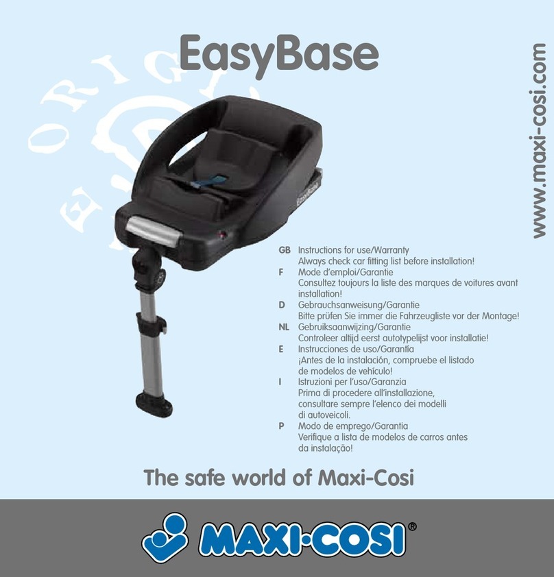 MaxiCosi EasyBase Guide de dépannage