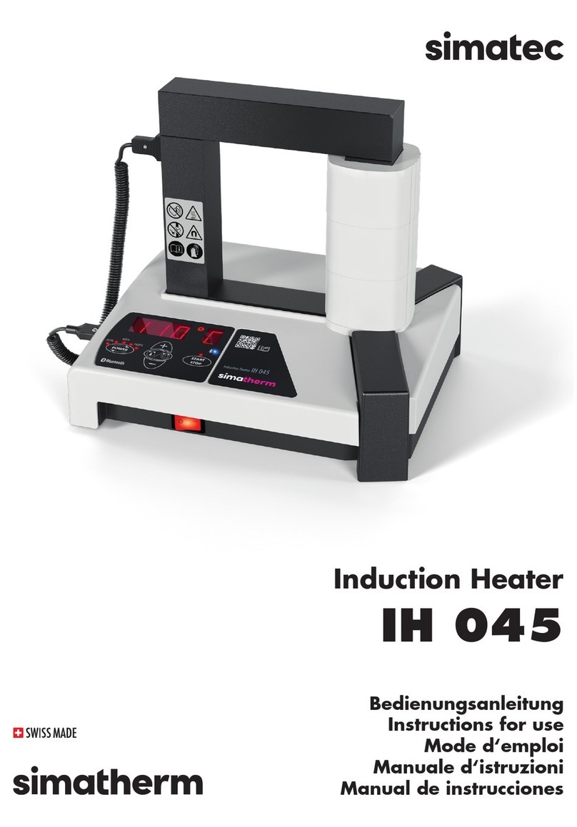simatherm IH 045 Manuel utilisateur