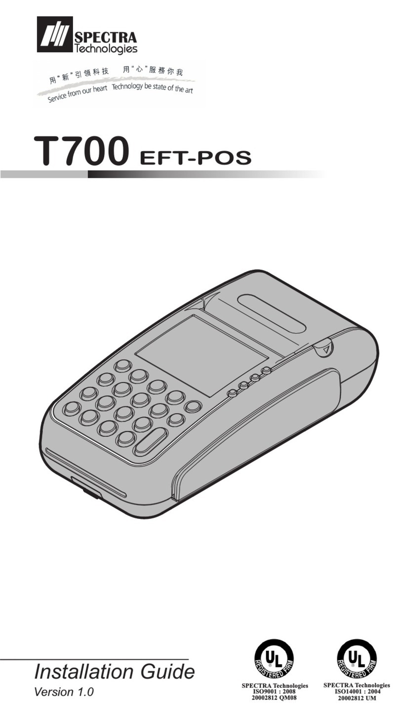 Spectra Technologies T700 Manuel utilisateur