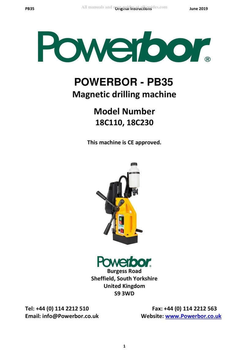 POWERBOR PB35 Manuel utilisateur