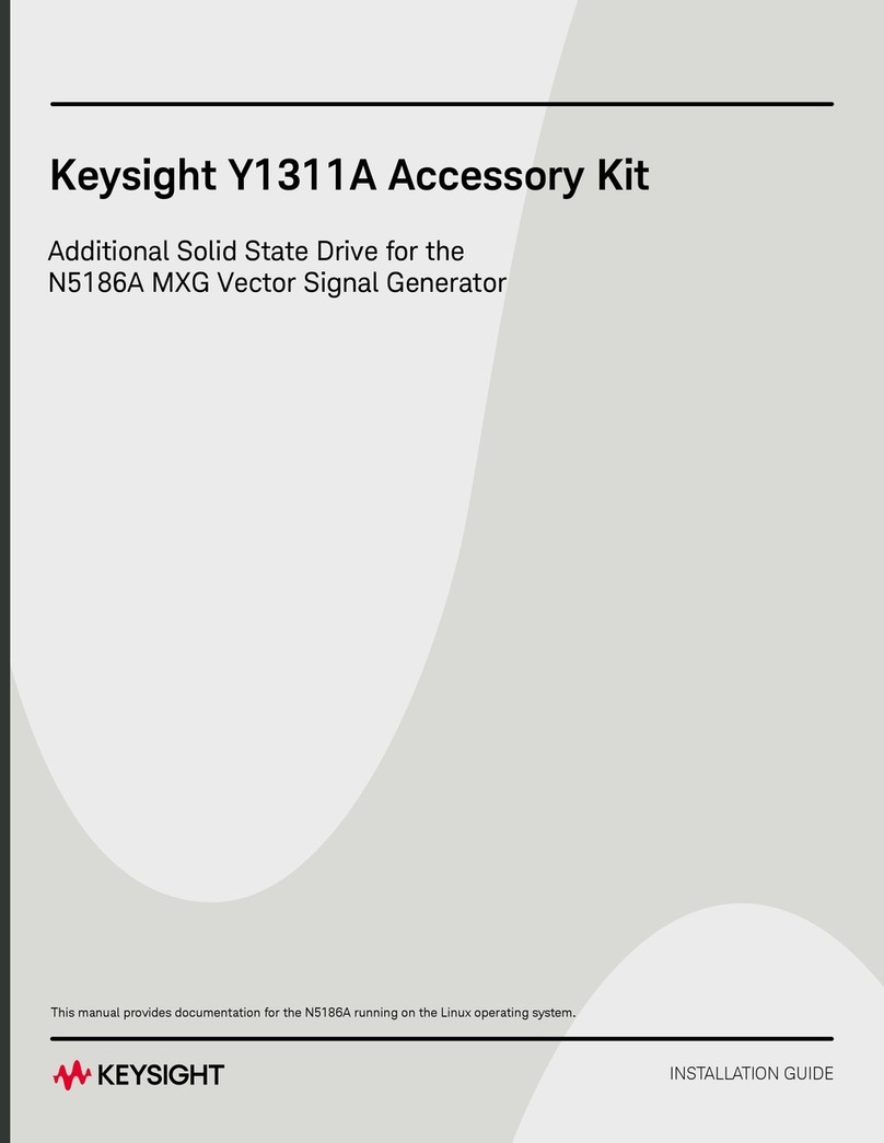 Keysight Y1311A Manuel utilisateur