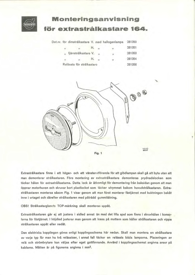 Volvo 281350 Manuel utilisateur Volvo 281350 Manuel utilisateur