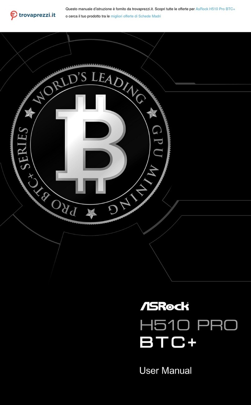 ASROCK H510 Pro BTC+ Manuel utilisateur ASROCK H510 Pro BTC+ Manuel utilisateur