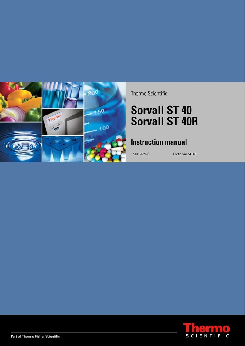 Thermo Scientific Sorvall ST40 Manuel utilisateur