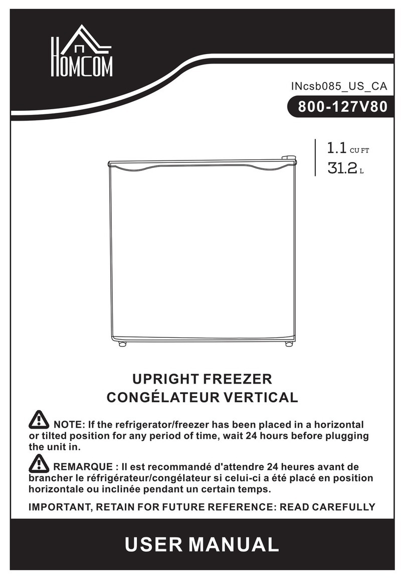 HOMCOM 800-127V80 Manuel utilisateur