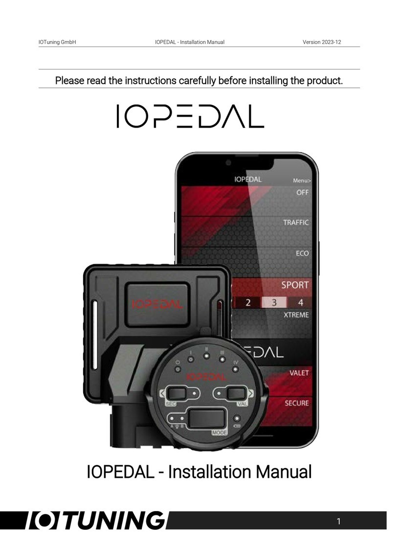 IOTuning IOPEDAL Manuel utilisateur