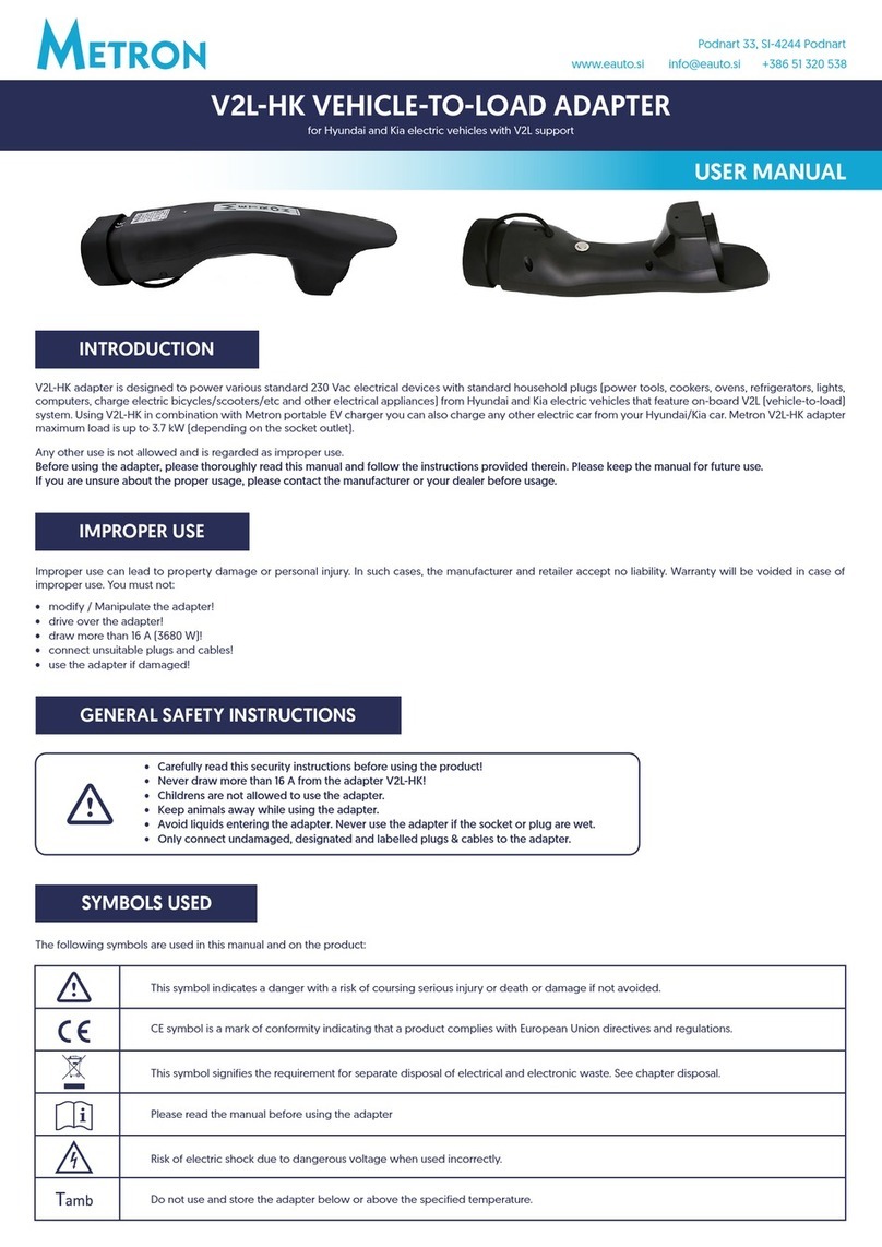 METRON V2L-HK Manuel utilisateur