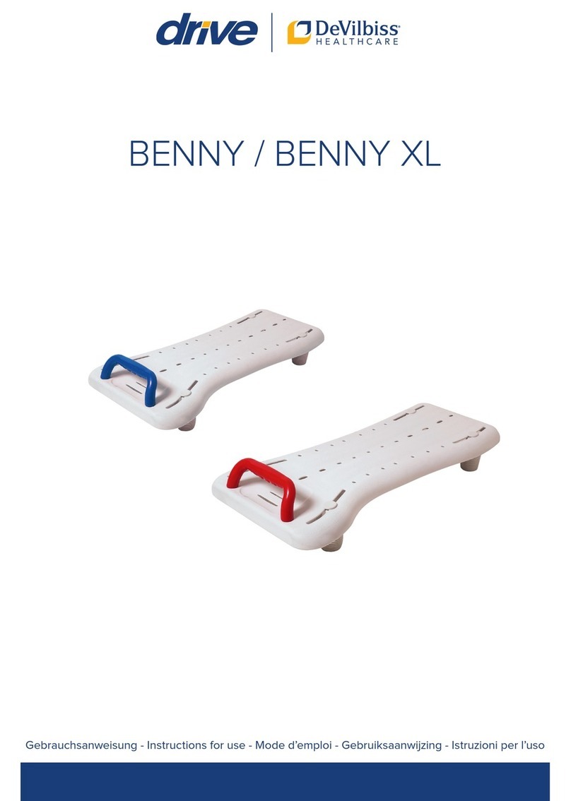 Drive DeVilbiss BENNY Manuel utilisateur