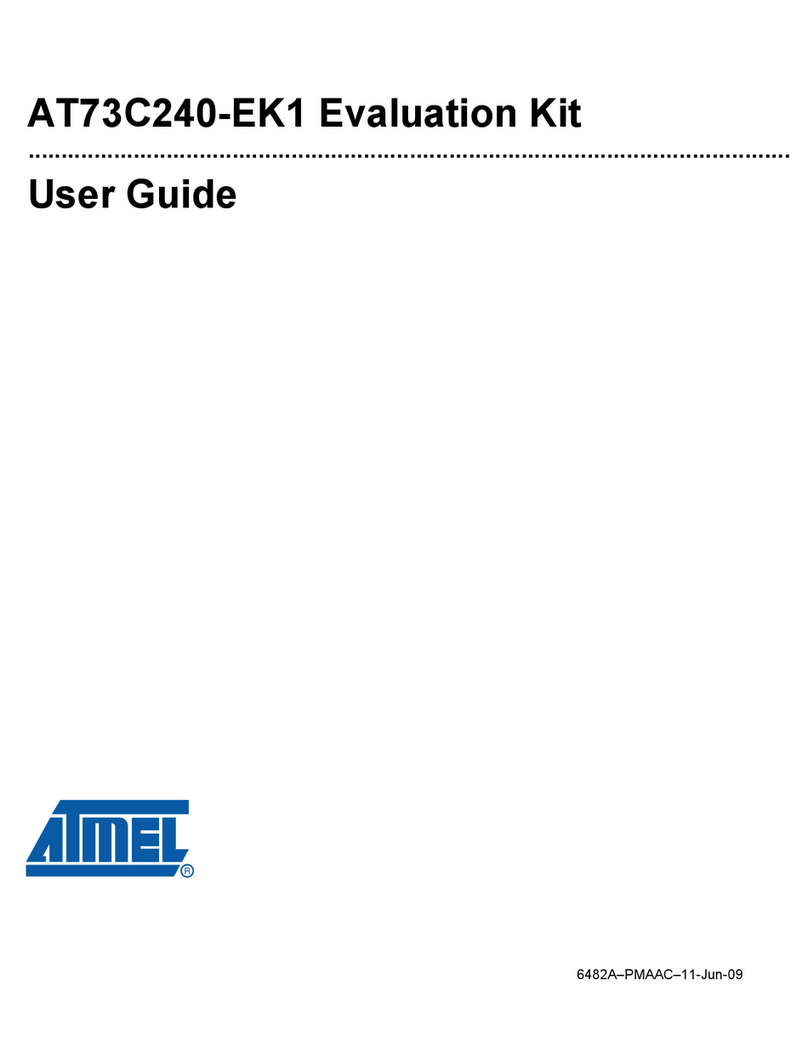 Atmel AT73C240-EK1 Manuel utilisateur Atmel AT73C240-EK1 Manuel utilisateur