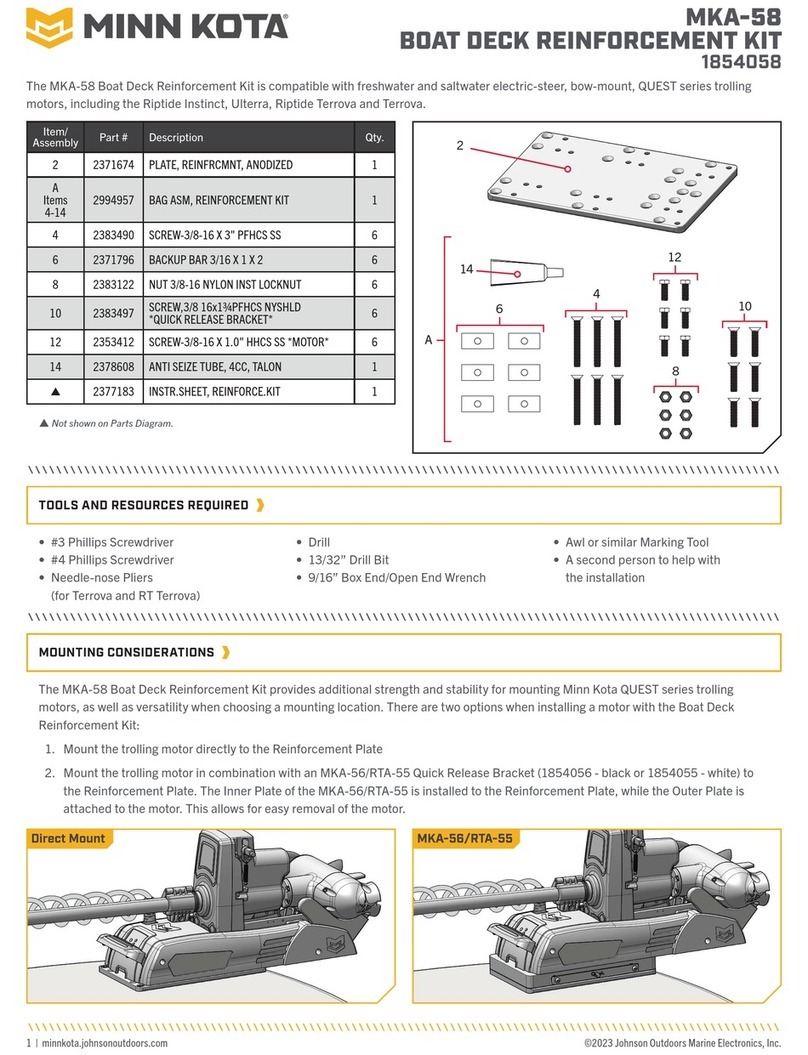 MINN KOTA MKA-58 Manuel utilisateur