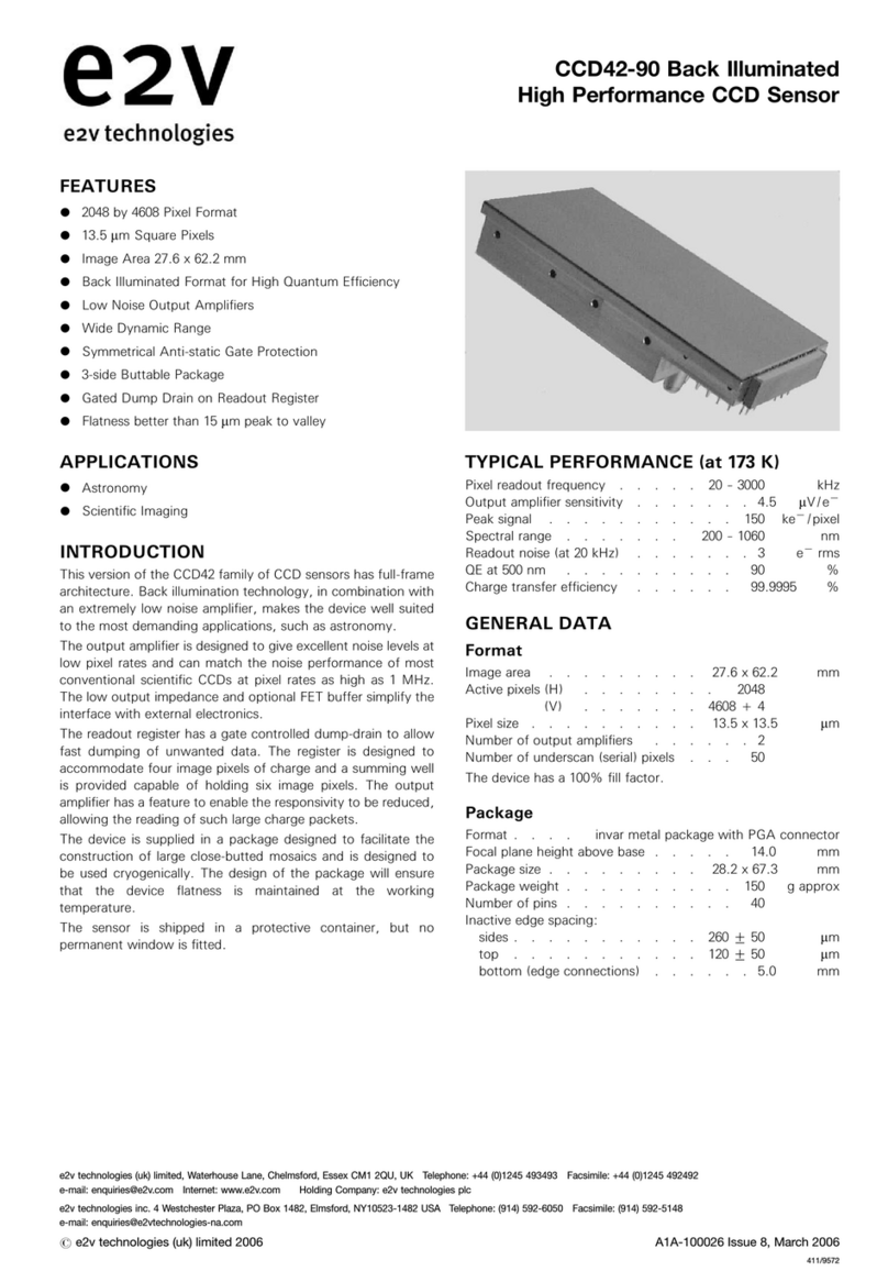 e2v CCD42-90 Manuel utilisateur