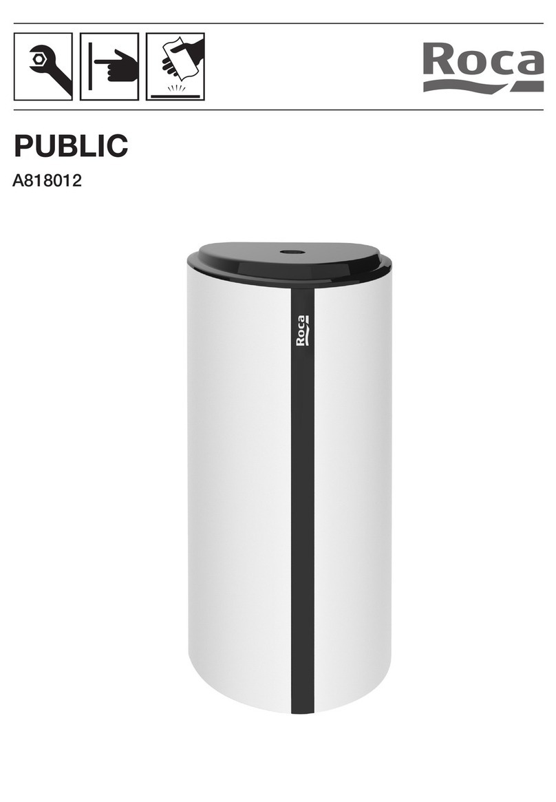 Roca A818012 Manuel utilisateur