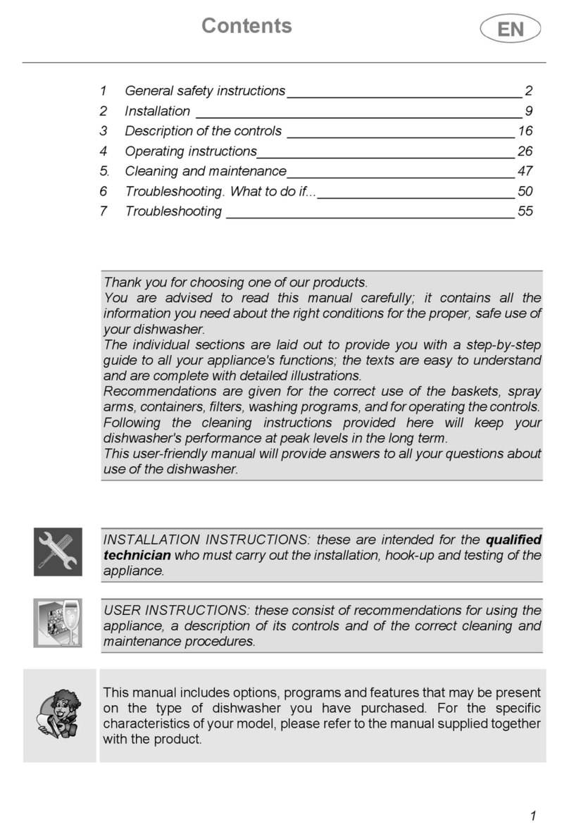 Smeg DF352CS Manuel utilisateur Smeg DF352CS Manuel utilisateur