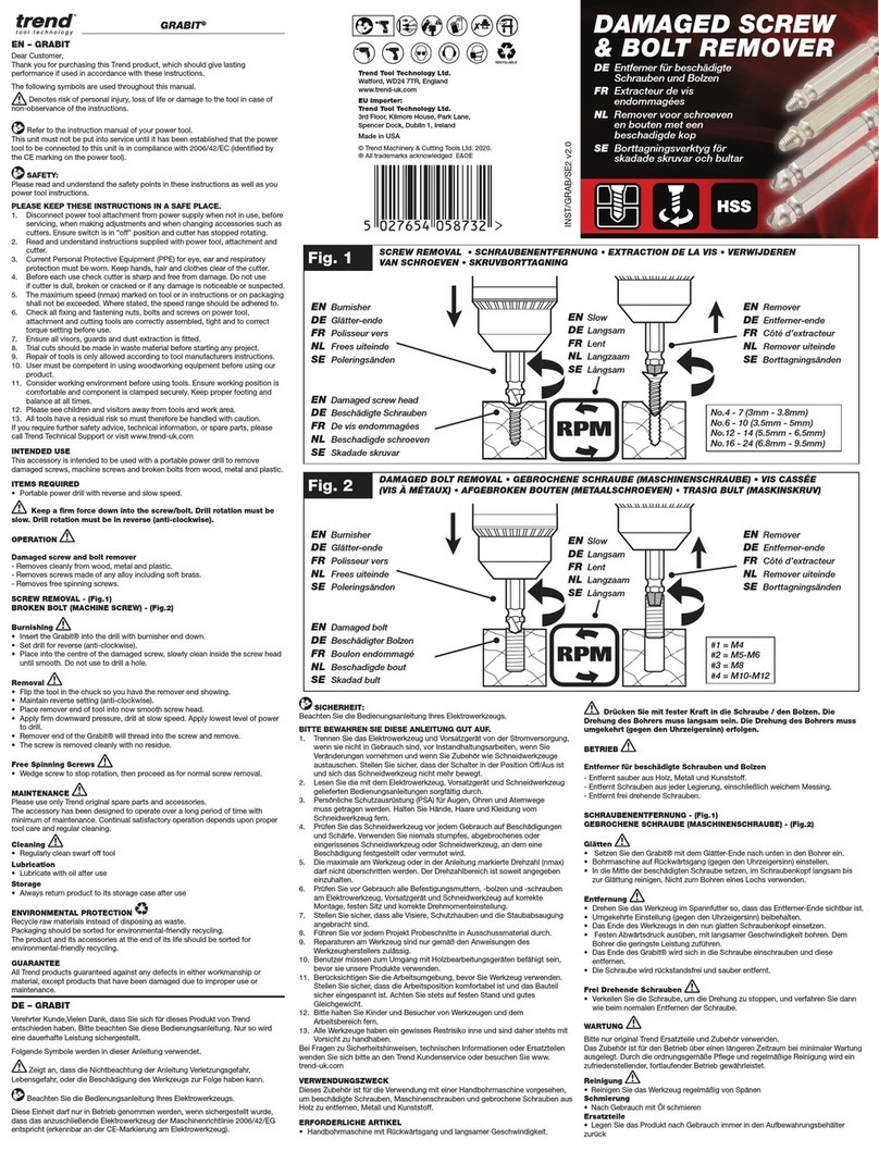 TREND GRABIT Manuel utilisateur