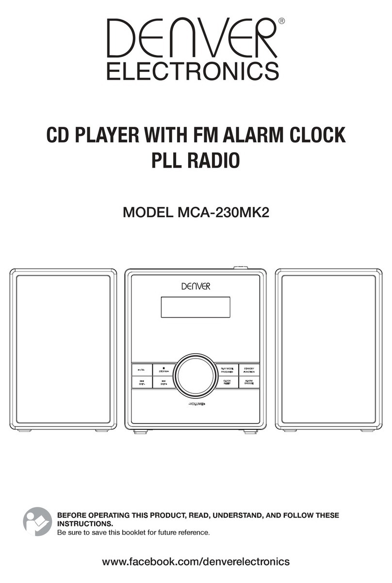 Denver Electronics MCA-230MK2 Manuel utilisateur