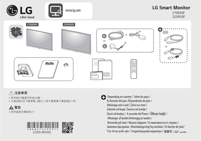 LG 32SR50F Manuel utilisateur