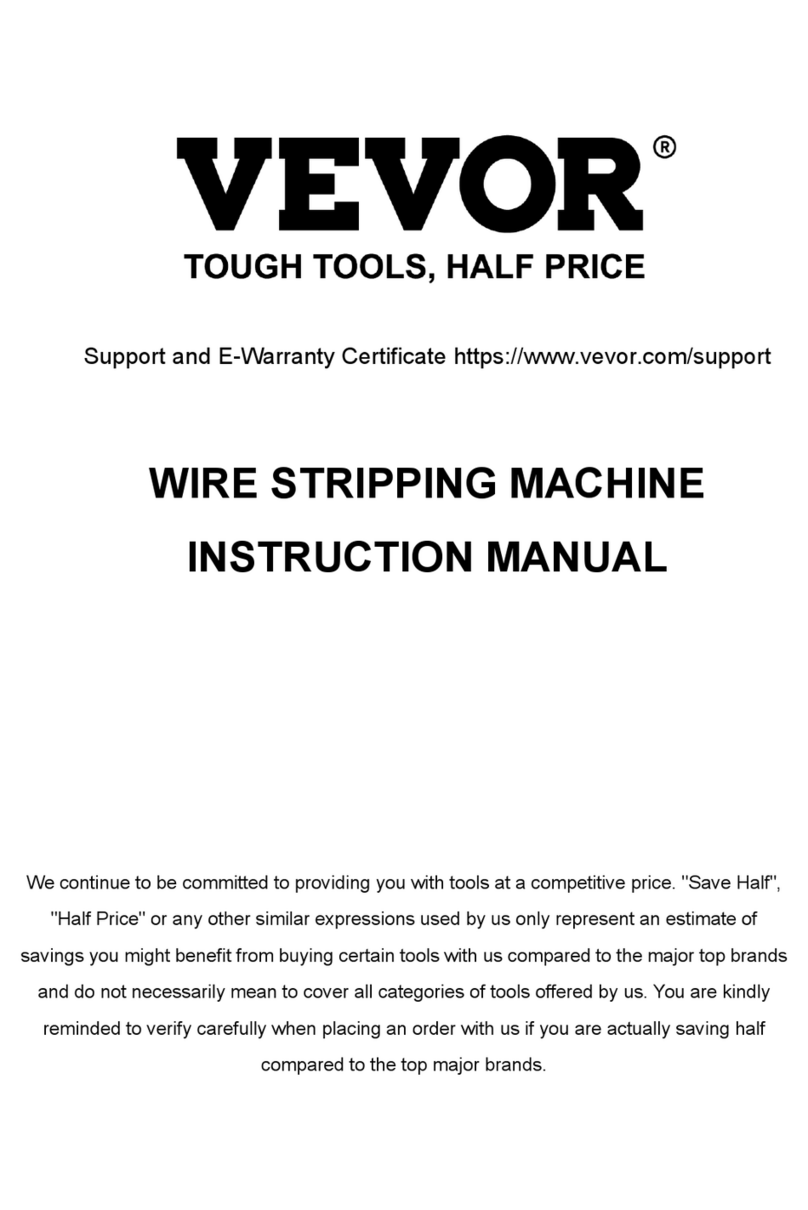 VEVOR SMS-025 Manuel utilisateur