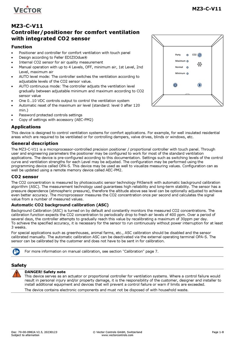 Vector MZ3-C-V11 Manuel utilisateur