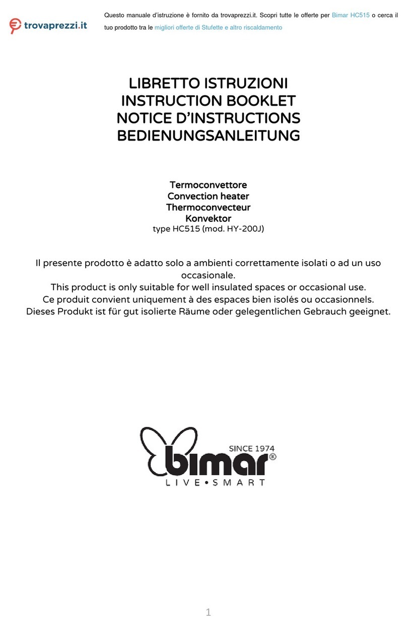 Bimar HC515 Manuel utilisateur