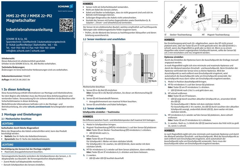 SCHUNK MMS 22-PI2 Manuel de formation