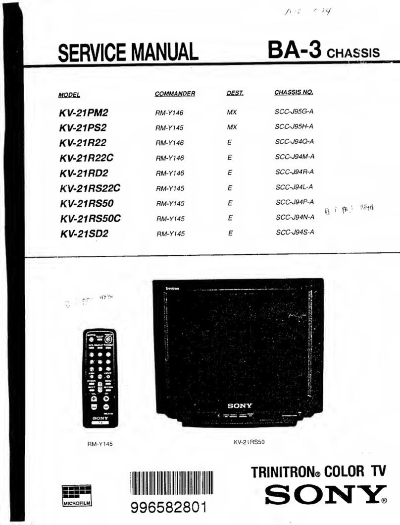 Sony TRINITRON KV-21PM2 Manuel utilisateur