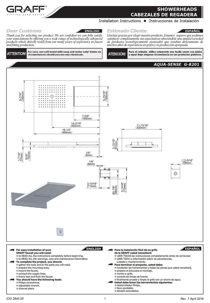 Graff G8201PS Manuel utilisateur